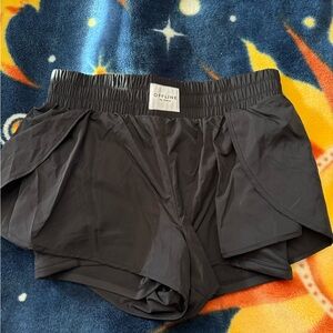 Black Layered aerie  Active Shorts